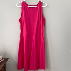 NY&Co Hot Pink Sleeveless Dress Size Large